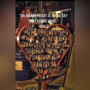 Heart-Shaped Lock Display photograph print